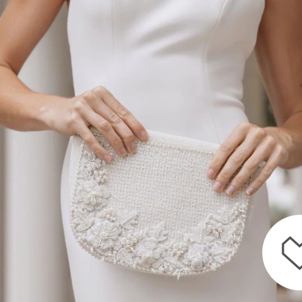 Untamed Petals Amaris Beaded Clutch